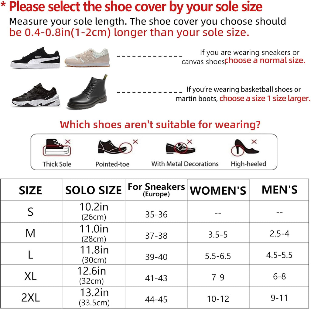 Premium Waterproof High-Top Rain Shoe Covers with Zipper and Reflective Features
