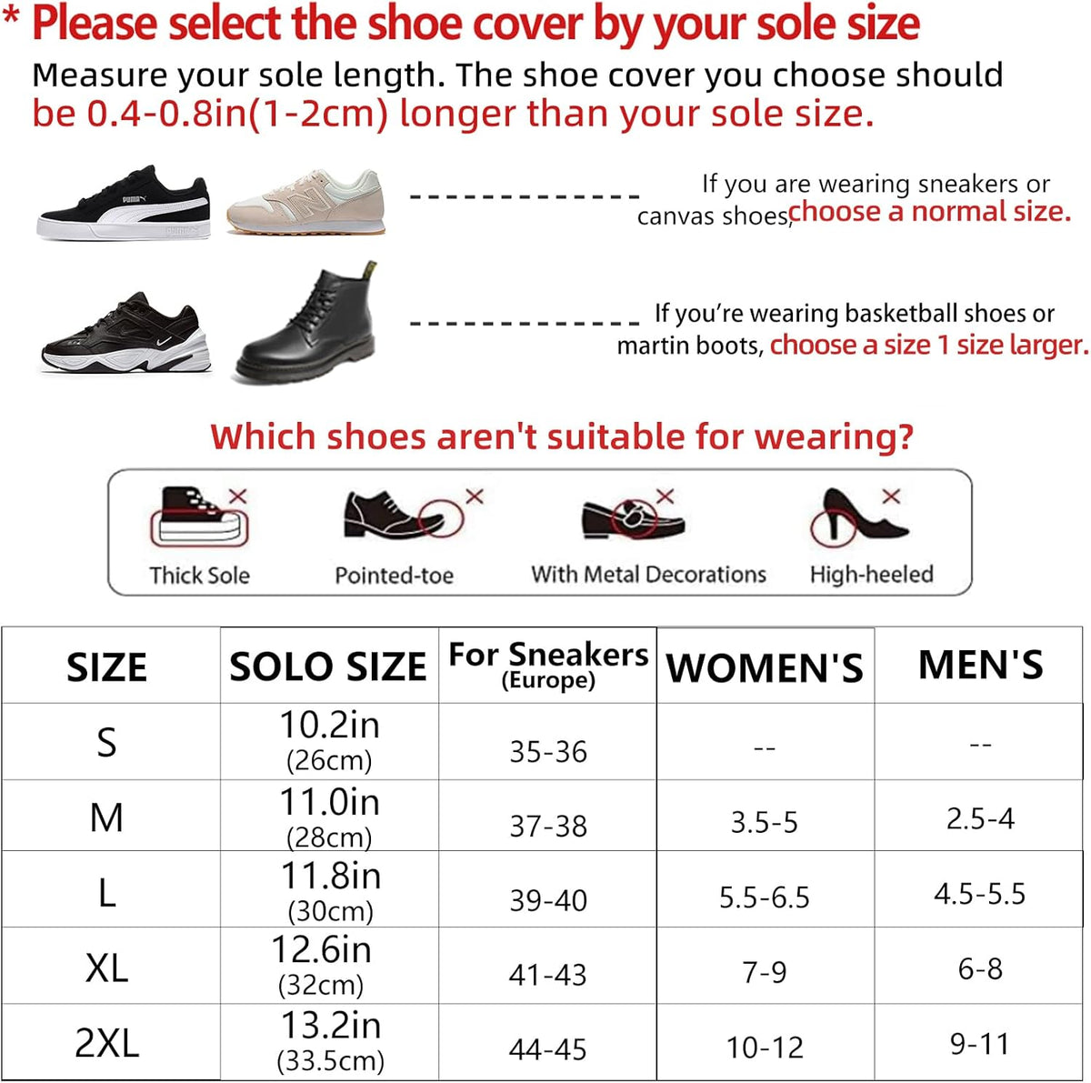 Premium Waterproof High-Top Rain Shoe Covers with Zipper and Reflective Features