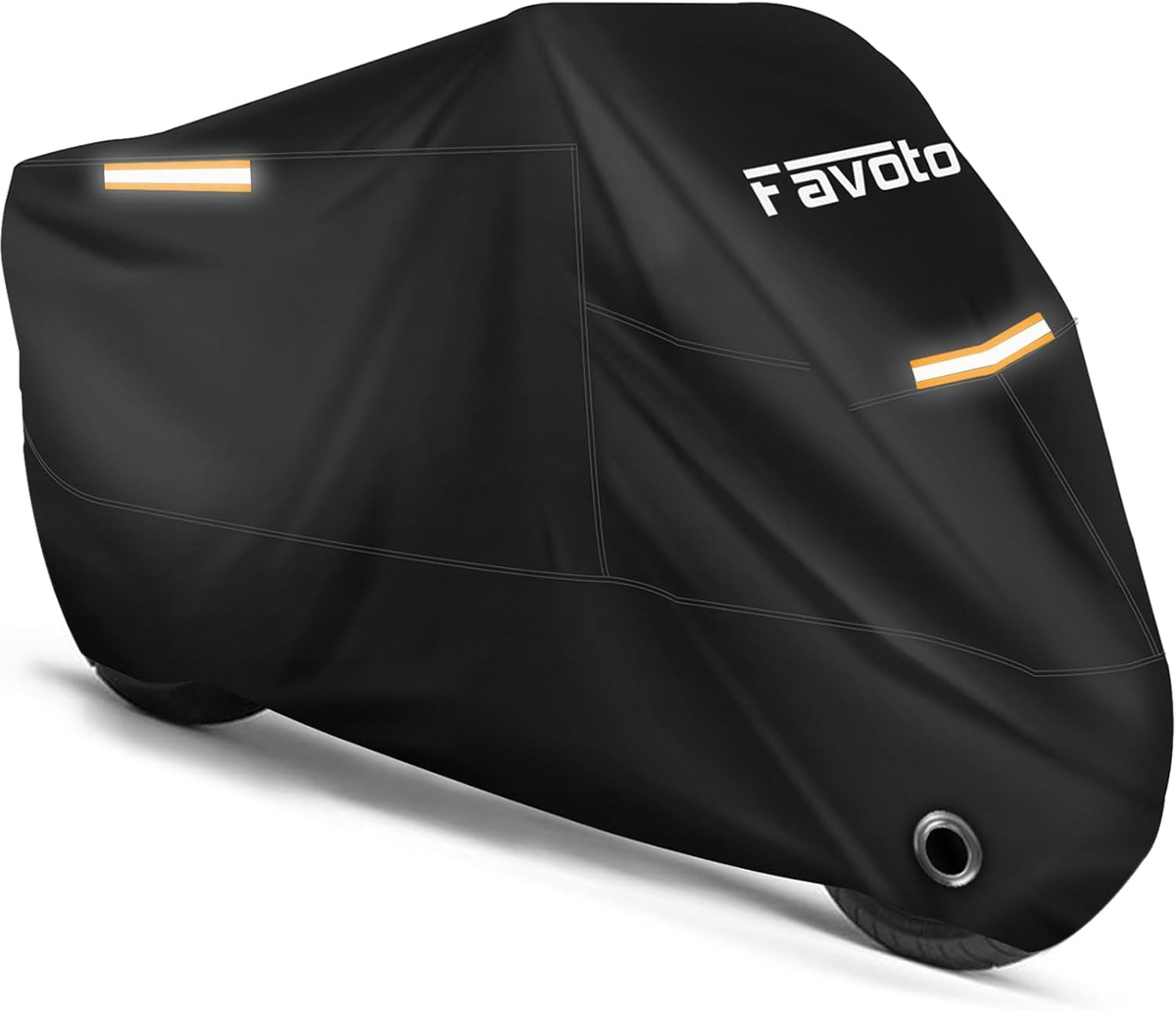 Heavy-Duty Waterproof Motorcycle Cover — 108in