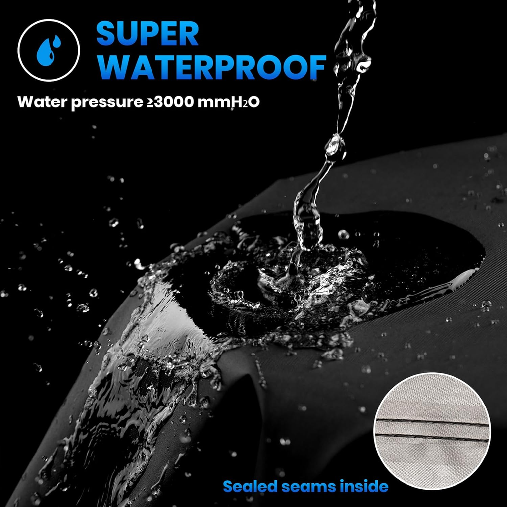 Heavy-Duty Waterproof Motorcycle Cover — 108in