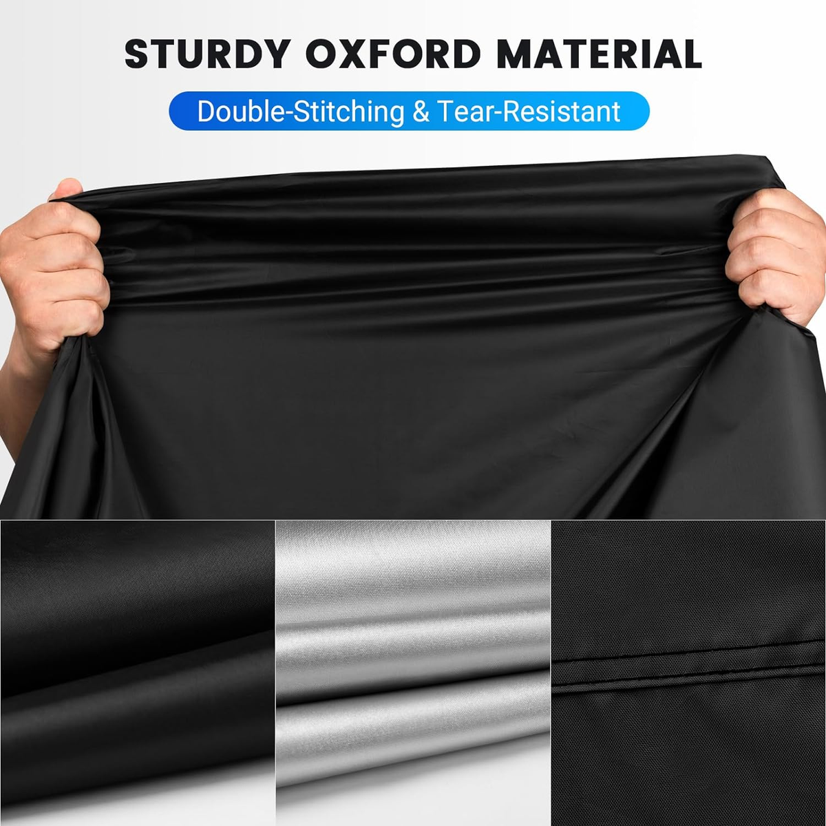 Heavy-Duty Waterproof Motorcycle Cover — 108in