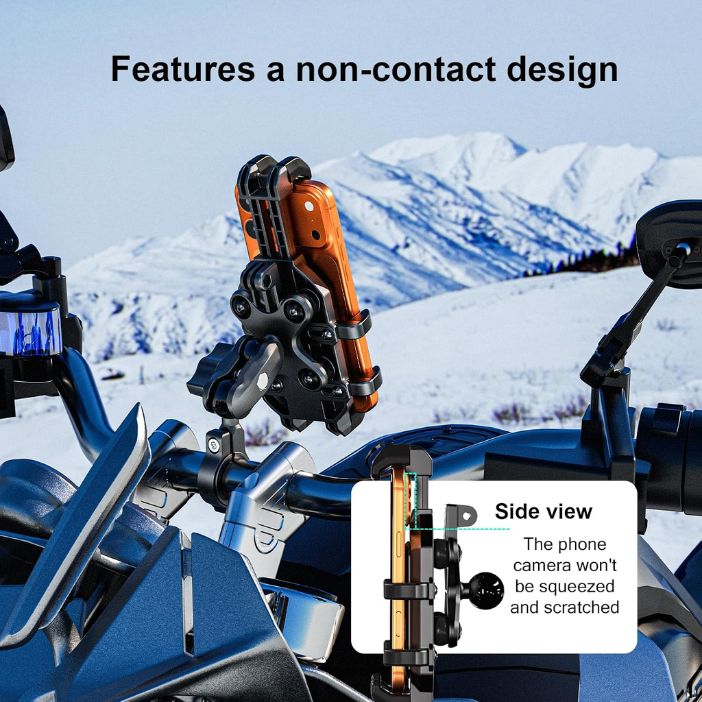 Anti-Theft Motorcycle Phone Mount with Vibration Dampening — image 8